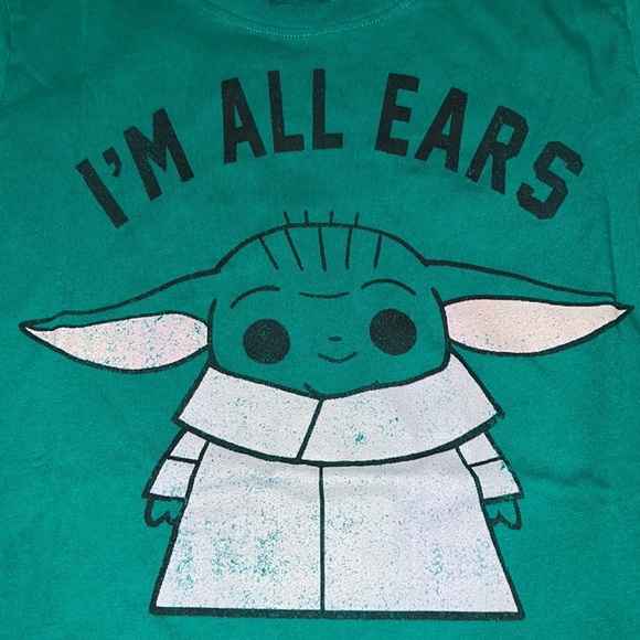 Baby Yoda T Shirt Juniors Medium Star Wars - Picture 2 of 4